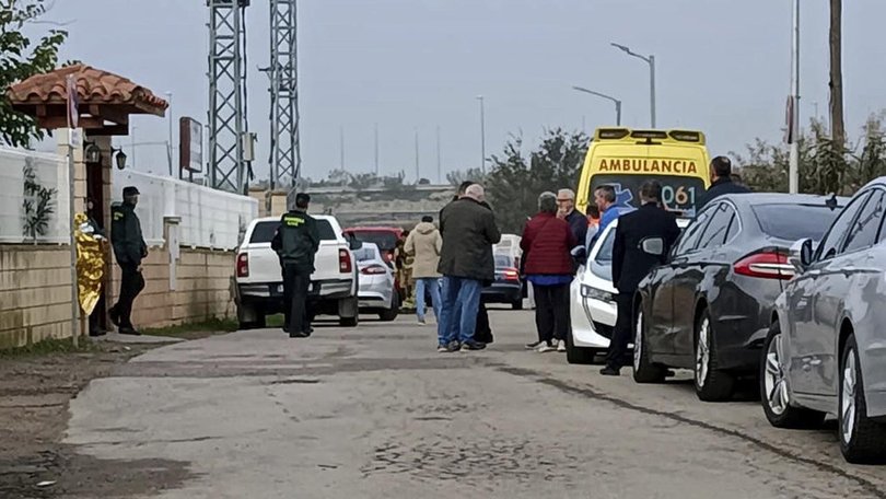 Relatives gathered to wait for news outside the nursing home where least 10 people died in a fire.