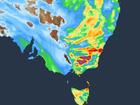 Some parts of Victoria and NSW could see flash flooding on Sunday.