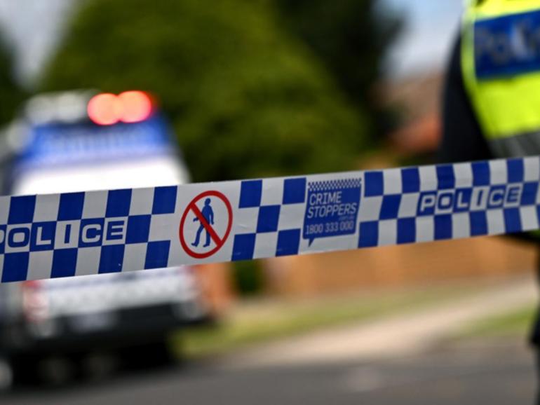 A woman has died after she was stabbed at a home in Melbourne in front of three teenagers. (Joel Carrett/AAP PHOTOS)