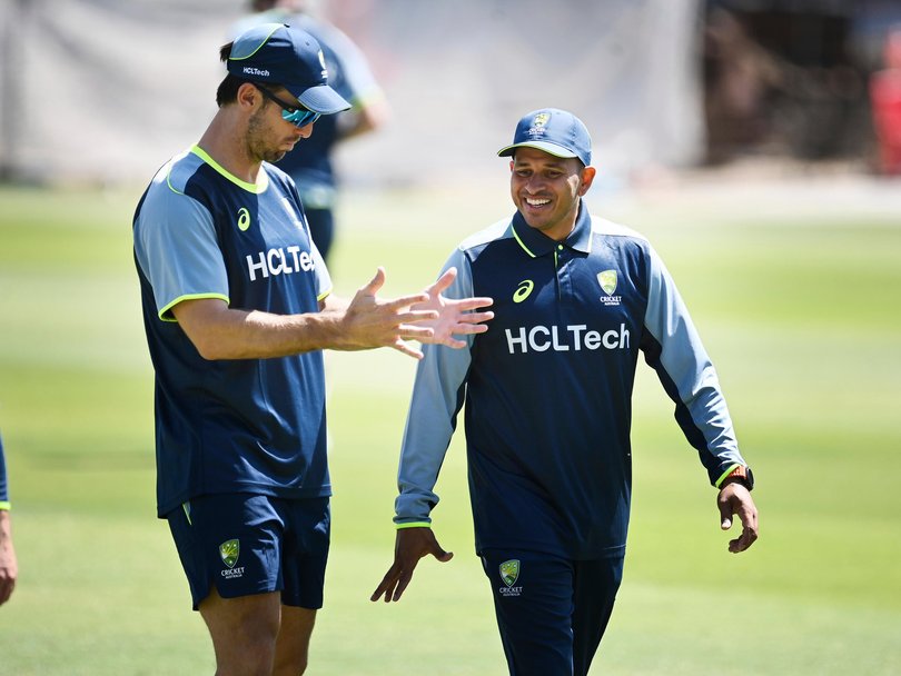 Mitch Marsh and Usman Khawaja.