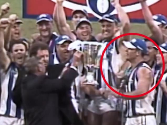 Wayne Carey was excluded from the celebratory video.