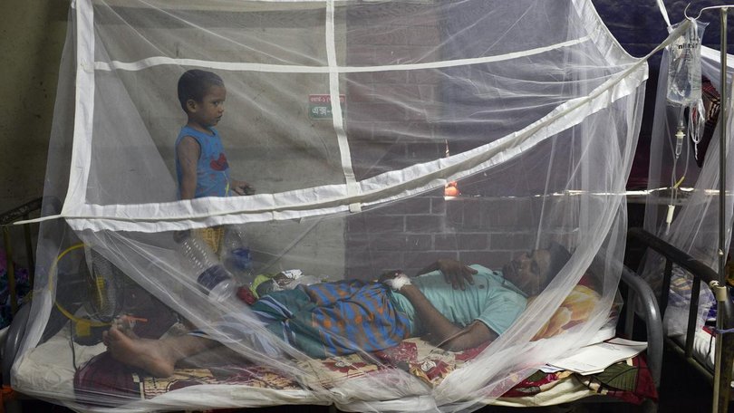 Hospitals in Bangladesh are struggling to cope with the rising number of patients with dengue.