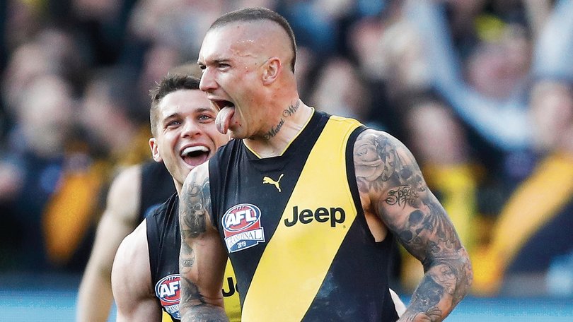 Sam Lalor has been compared to Dustin Martin as he firms as the likely No.1 draft pick for the Tigers.