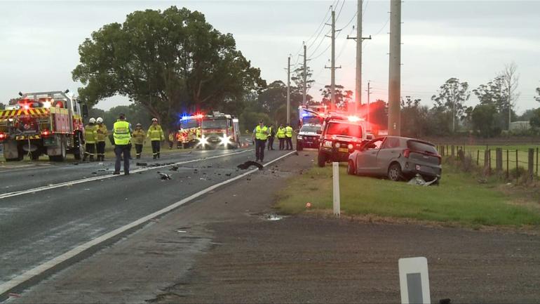 A teenager has died in a crash with a truck and trailer on a NSW road.