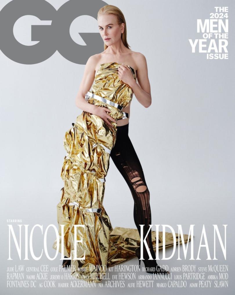 Nicole Kidman on the cover of GQ.