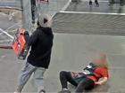 CCTV footage shows attacks on Bunnings workers.