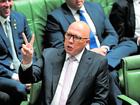 Australian Opposition Leader Peter Dutton reacts during Question Time in the House of Representatives at Parliament House in Canberra, Tuesday, November 5, 2024. 