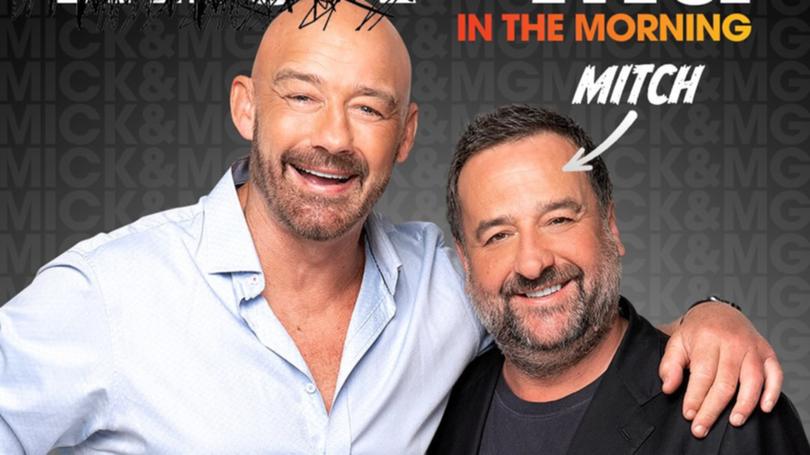 Triple M Sydney breakfast co-hosts (L-R) Mark Geyer and Mick Molloy.