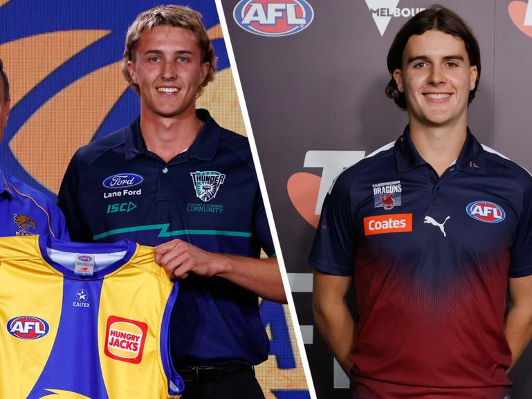 The Eagles and Dockers have made their first picks.