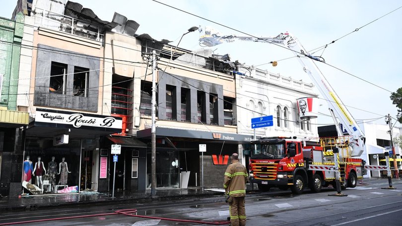 The nightclub fire on Chapel Street, South Yarra has been deemed suspicious by police. 