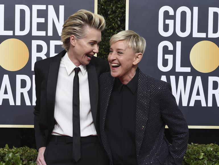 Portia de Rossi, left, and Ellen DeGeneres have fled and will reportedly never return to the United States.  