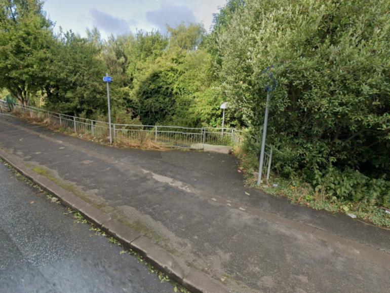 The remains were found in Ashtons Field Park, Salford.