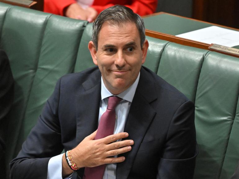 Treasurer Jim Chalmers during Question Time on Thursday afternoon.