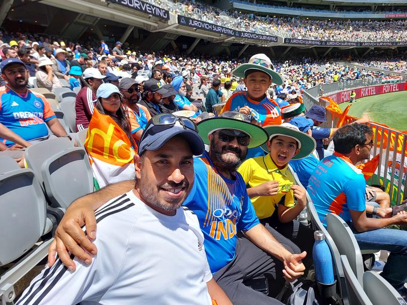 Jasprit with friends and family.