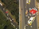 A teenaged boy has died in a two-vehicle crash on a major Victorian highway.