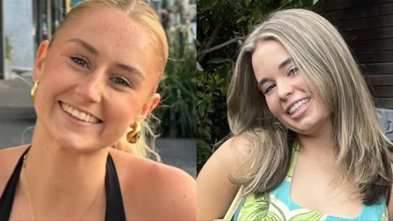 Melbourne teenagers Holly Bowles (right) died on Friday, one day after her best mate Bianca Jones (left) died in another hospital.