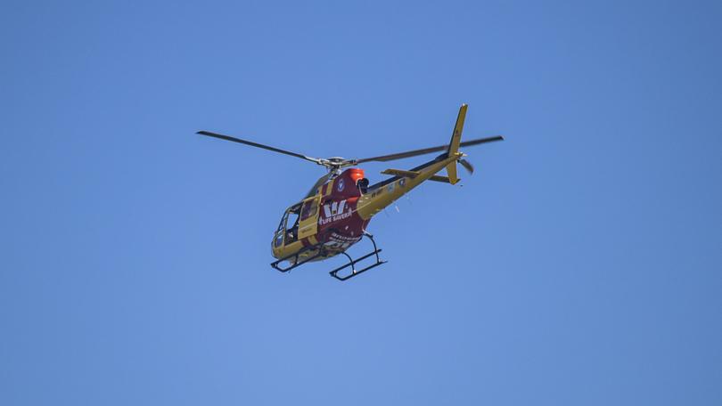 A call was made to emergency services using a smart watch about 3.30pm and a Westpac helicopter was dispatched to the scene.