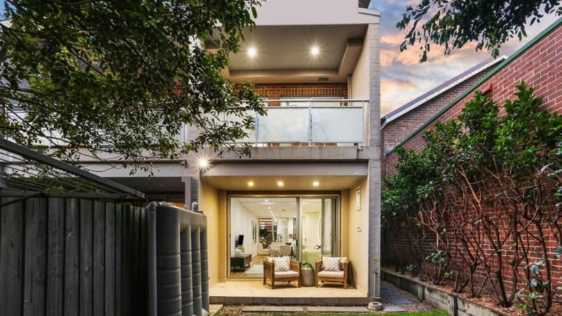 The townhouse, now for sale, is situated in the inner-west Sydney suburb of Dulwich Hill.