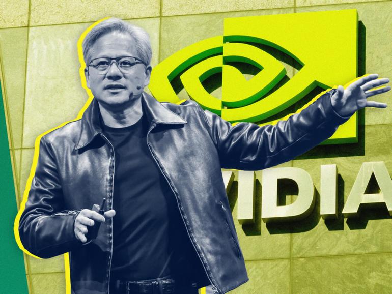 Jensen Huang, co-founder and chief executive officer of Nvidia Corp. I-Hwa Cheng