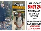 Jackson Parker has been reported as missing in Bali by his family.