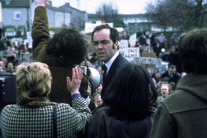 James nesbitt in a scene from the film Bloody Sunday