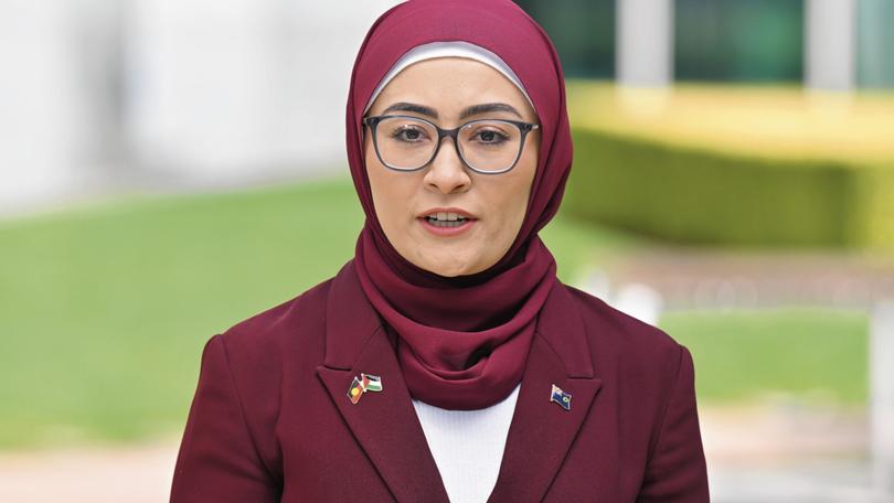 Independent Senator Fatima Payman has accused Pauline Hanson of bringing “disgrace to the human race” 