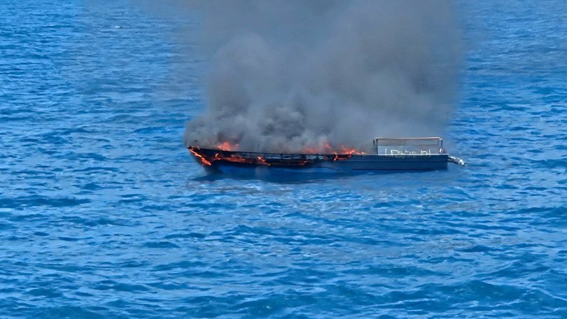 Authorities destroyed one of the vessels.