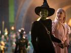 L to R: Cynthia Erivo is Elphaba and Ariana Grande is Glinda in WICKED, directed by Jon M. Chu