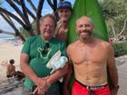 Tom Carroll, right, has been seriously injured while surfing.