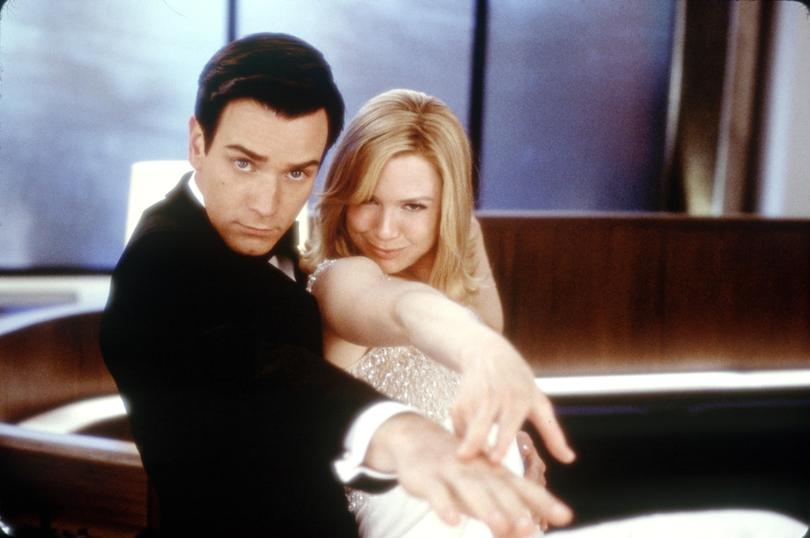 A scene from the film Down With Love. Starring Ewan McGregor and Renee Zellweger. 