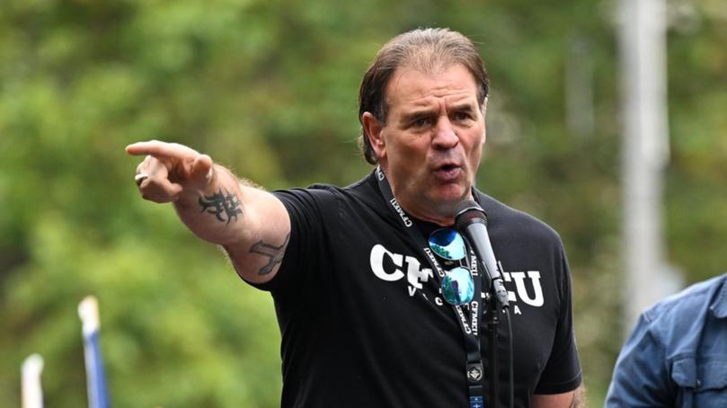 Former union boss John Setka is reportedly making a workers compensation claim against the CFMEU for PTSD. (James Ross/AAP PHOTOS)