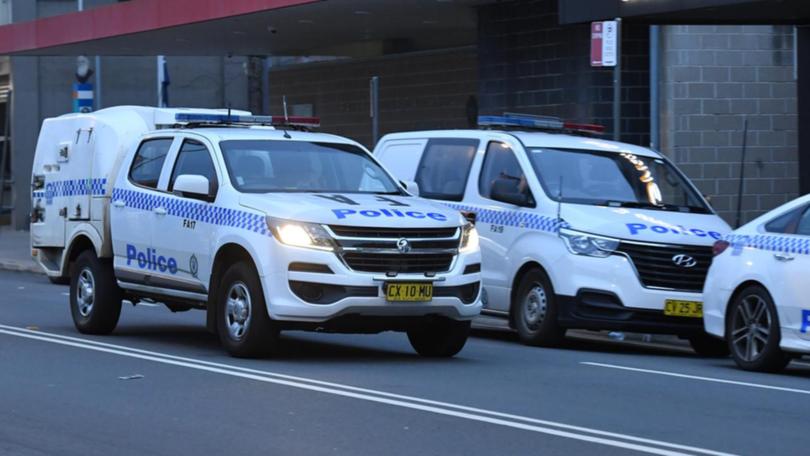 Police scrambled after man was reported to be stabbing people with scissors.