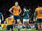 Nick Frost and the Wallabies were left dejected after their agonising defeat to Ireland in Dublin. 