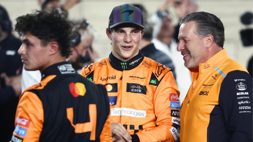 Oscar Piastri claimed the sprint victory after Lando Norris executed a late swap.