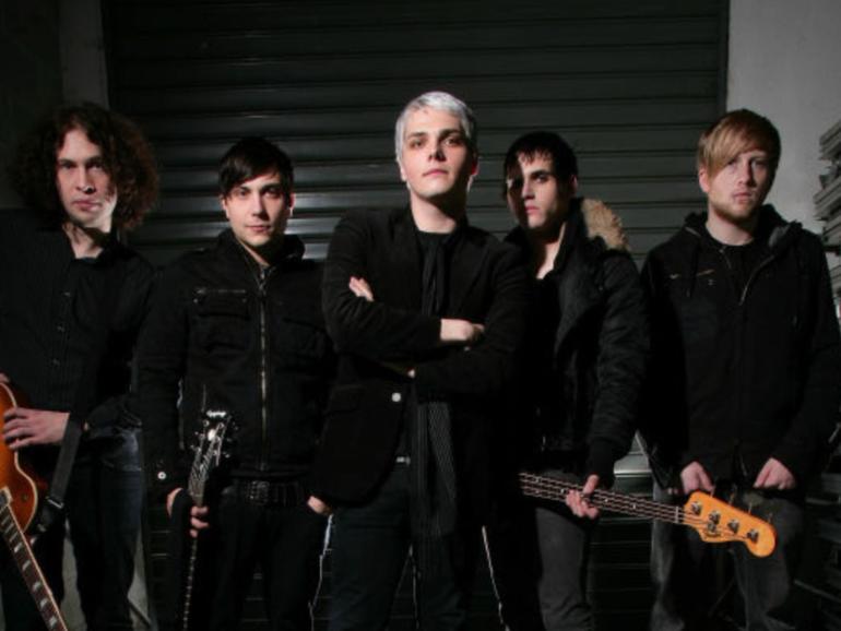 The longest tenured drummer of My Chemical Romance, Bob Bryar (far right) was found dead on Tuesday.