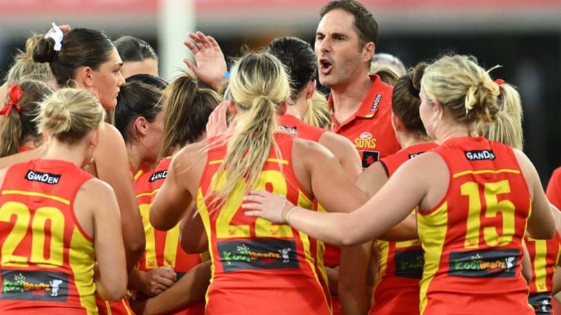 The Gold Coast Suns have sacked their AFLW coach, Cameron Joyce.