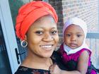 Heartbroken' mother Balikis Adeoye is demanding answers after her two-year-old daughter Mazeedat drowned in a garden bin while she was looking after her son in hospital. 