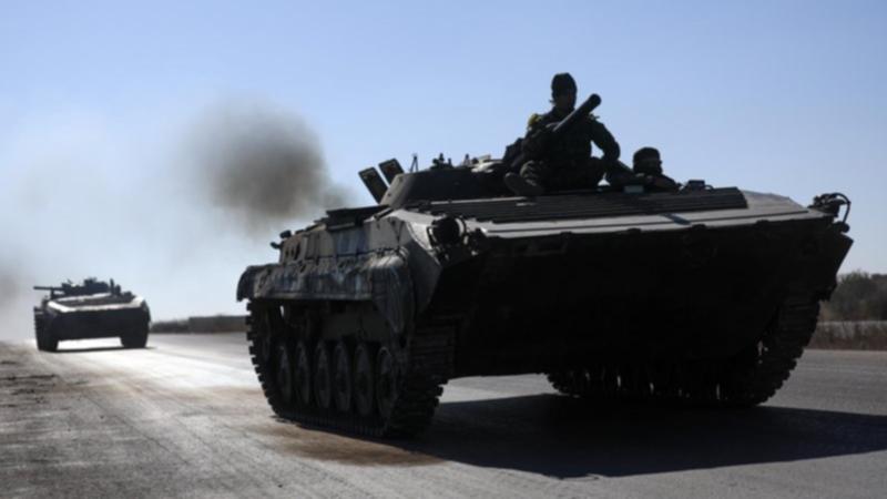 Advancing insurgents appeared to catch the Syrian military by surprise in Aleppo and other areas. (AP PHOTO)