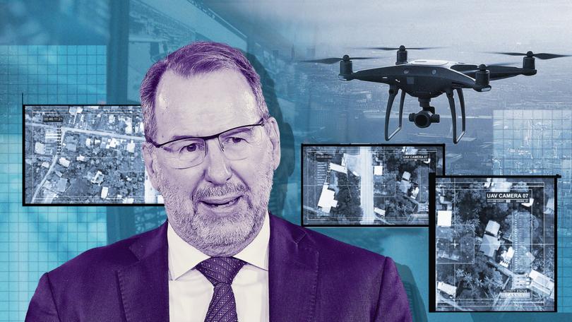 NSW Crime Commissioner Michael Barnes has revealed organised crime gangs are increasingly using hi-tech tools like drones in their murderous operations.