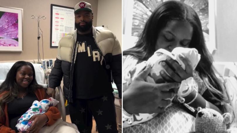 Trent and Sondra Williams with their son.