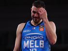 A calf injury will keep Melbourne United's Chris Goulding out of the next fortnight of NBL action. (Morgan Hancock/AAP PHOTOS)