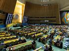 he United Nations General Assembly holds a vote on non-binding draft resolutions during a meeting at United Nations headquarters in New York, New York, USA, 03 December 2024