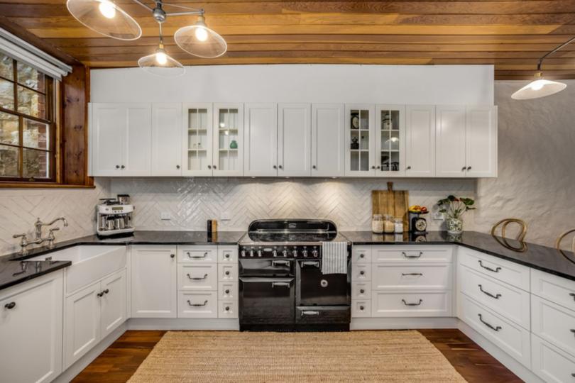 Winner of the 2018 Heritage Places 'Alterations and Additions' award this kitchen showcases timeless beauty with modern touches.