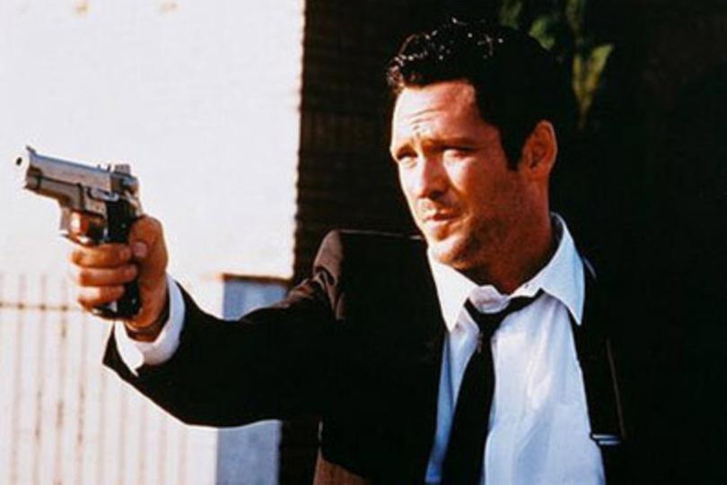 Michael Madsen as ‘Mr Blonde’ in Reservoir Dogs