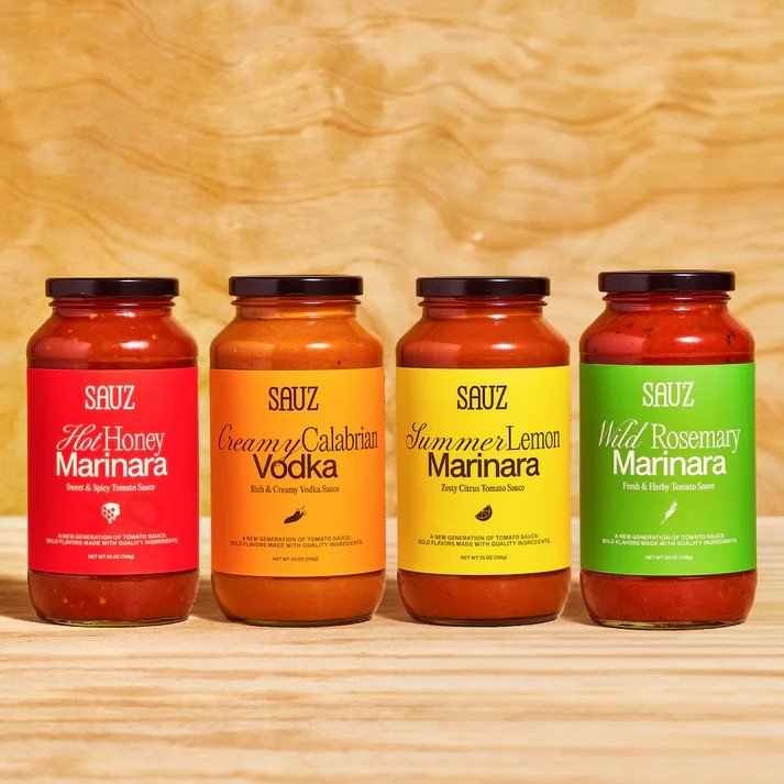 Sauz’s flavor lineup now includes Creamy Calabrian Vodka and Wild Rosemary Marinara.