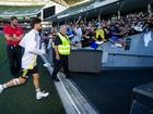 Thousands of fans attended India’s open training session in Adelaide.