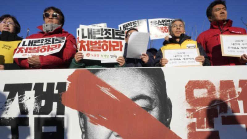 President Yoon Suk-yeol's martial law declaration caused alarm and anger at home and abroad. (AP PHOTO)