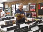 Anthony Albanese at RPM Records in Marrickville, Sydney, in 2018. 