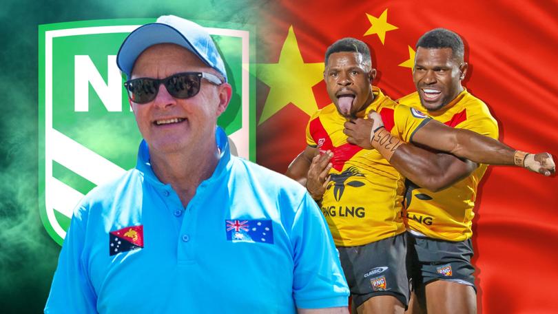 Australia will use the PNG NRL team to increase its influence in the country at the expense of China’s.