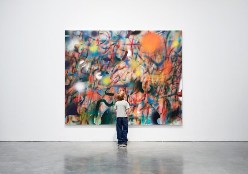 Sumo by Julie Mehretu, is one of the stand-out works in her exhibition. 